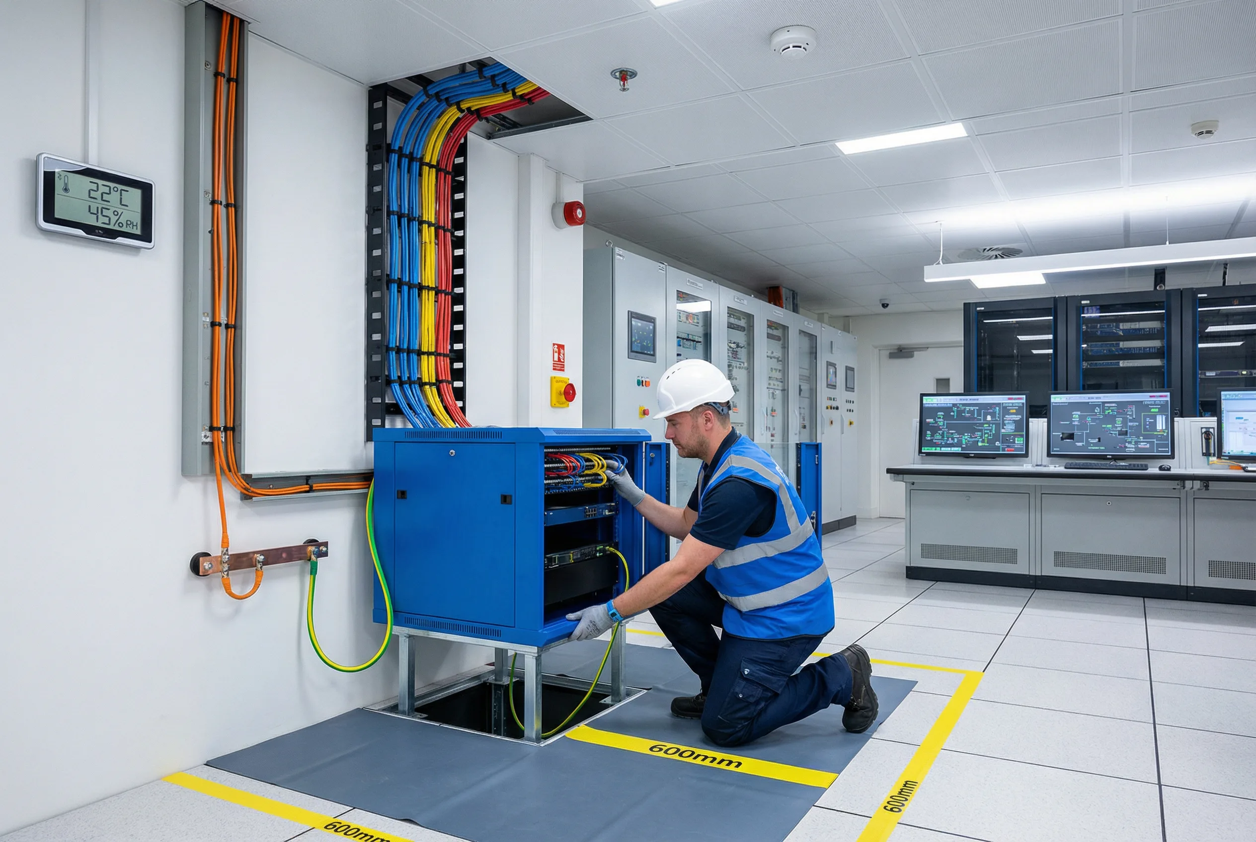 Industrial DMZ Cabinet Installation Requirements in Control Room