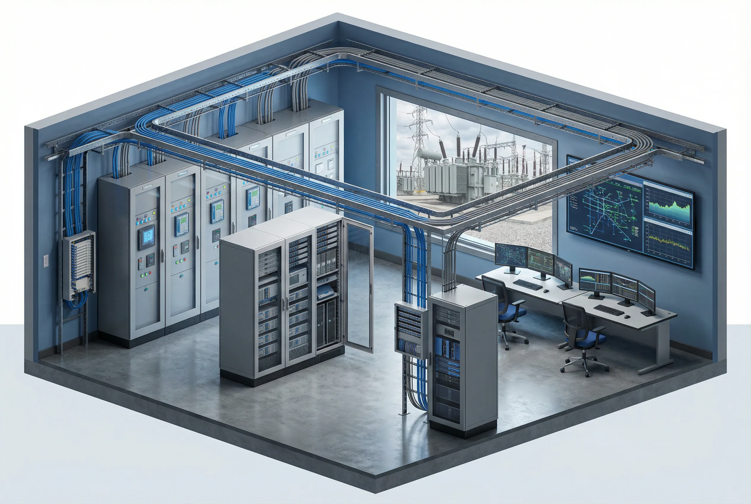 Power Substation OT-IT Isolation Deployment