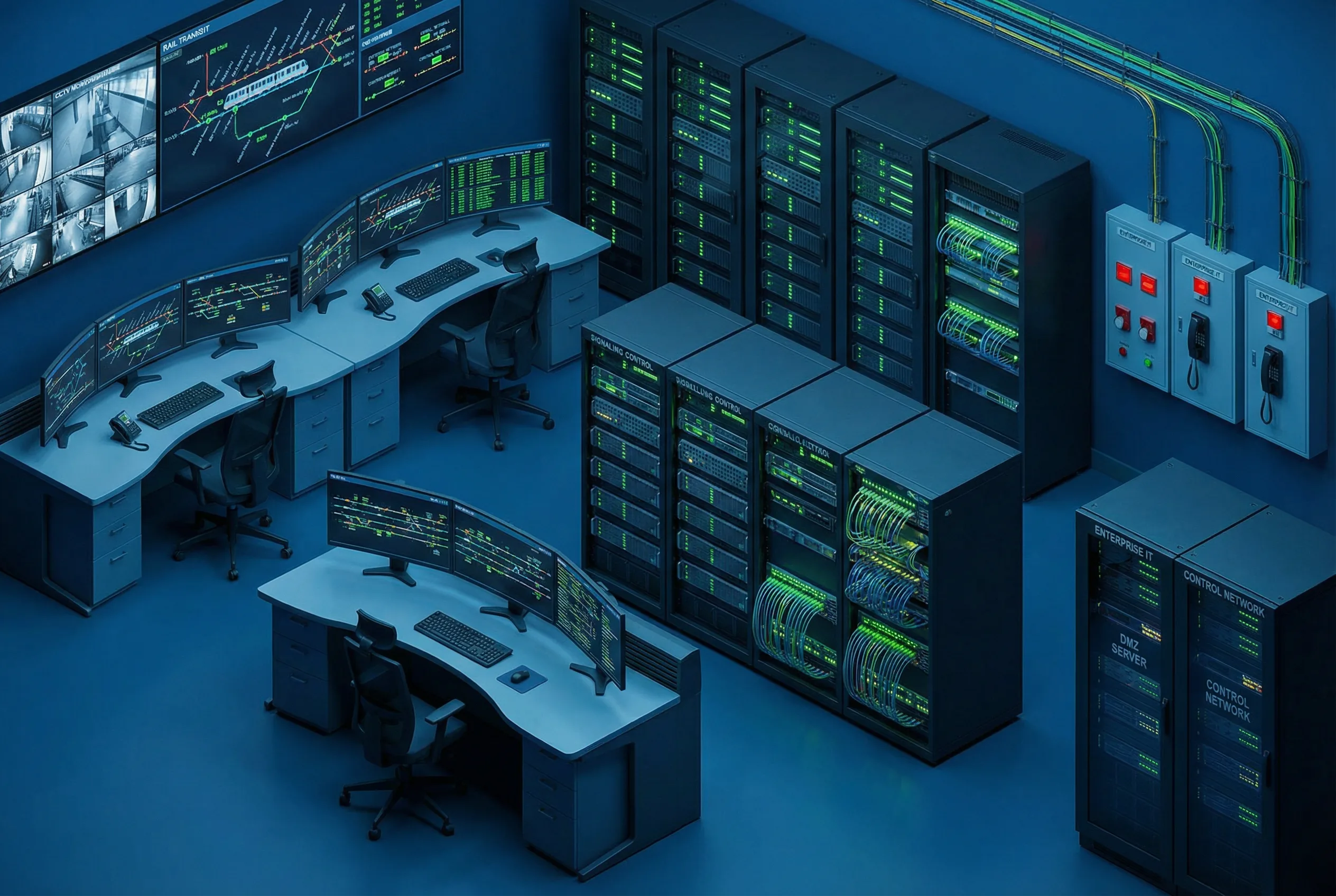 Rail Transit Control Center OT-IT Isolation Deployment