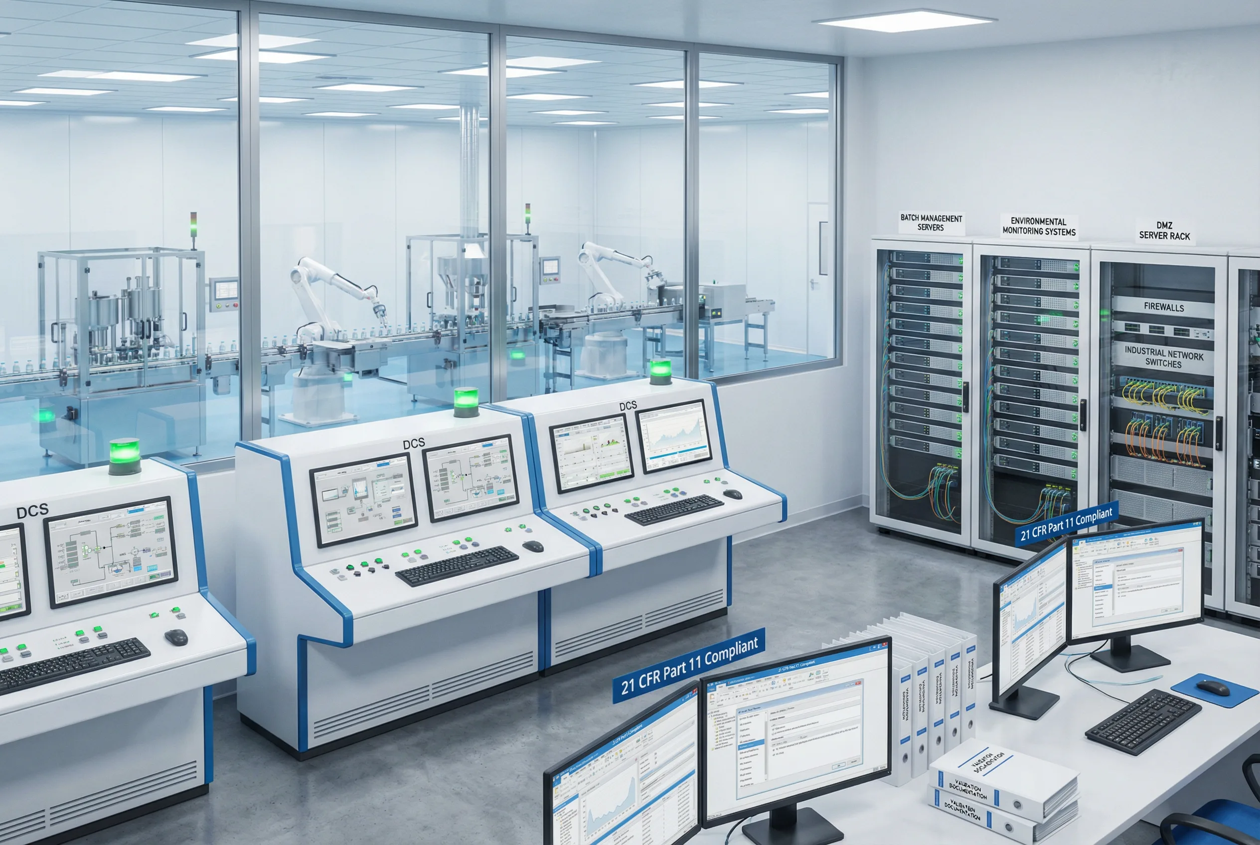 Pharmaceutical Manufacturing OT-IT Isolation Deployment